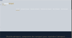 Desktop Screenshot of navette-aeroport.net